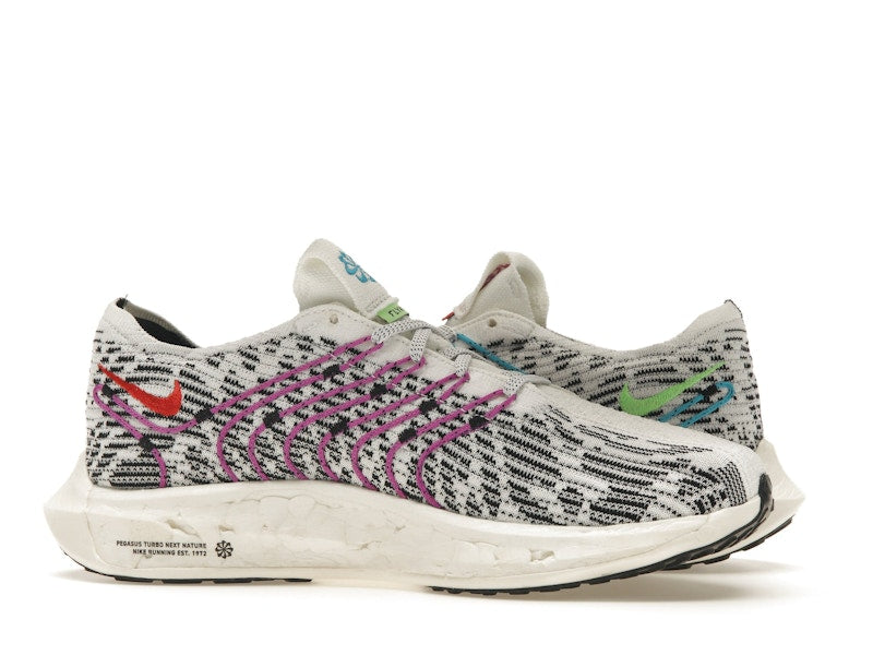 Nike Pegasus Turbo Next Nature SE White Lime Blast Fuchsia Dream