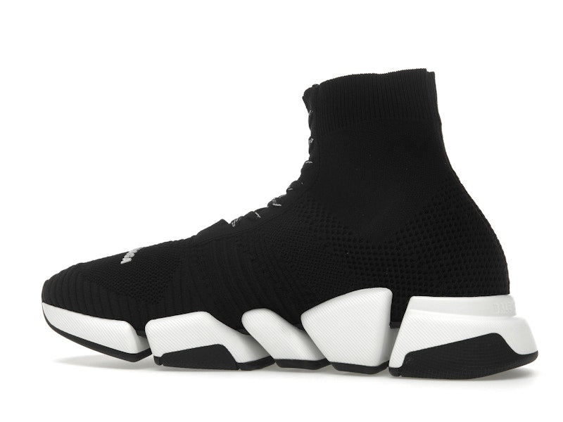 Balenciaga Speed 2.0 Lace Up Black White