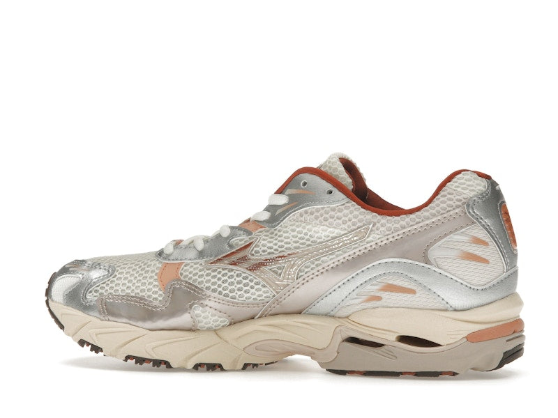 Mizuno Wave Rider 10 White Silver Orange