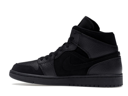 Jordan 1 Mid Black Dark Smoke Grey