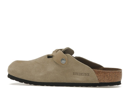 Birkenstock Boston Braided Suede Taupe