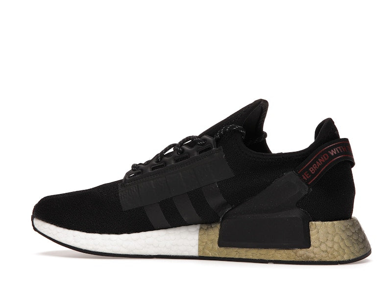 adidas NMD V2 Core Black Gold Metallic