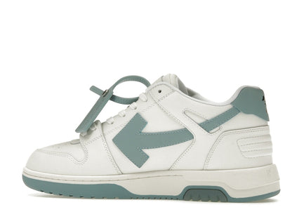 OFF-WHITE Out Of Office OOO Low Tops White Celadon