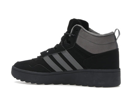 adidas Hoops 4.0 Mid Black Grey Four