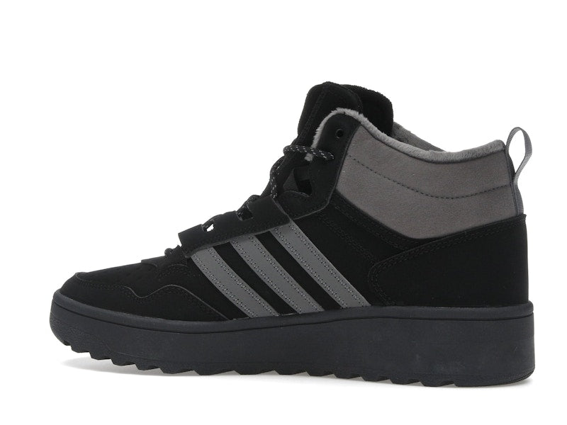 adidas Hoops 4.0 Mid Black Grey Four