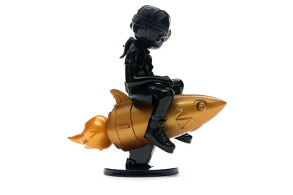 Hebru Brantley x Billionaire Boys Club x Bait Beyond The Beyond Fly Boy Figure 9 Inches Black/Gold