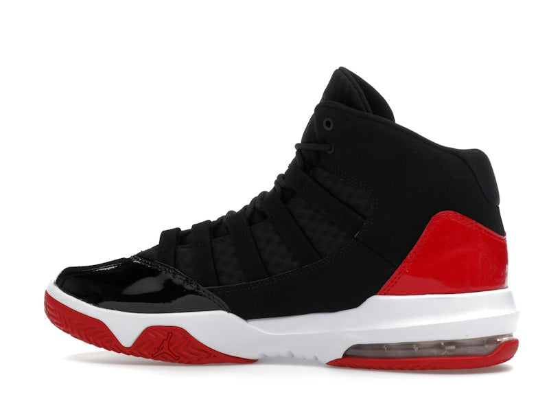 Jordan Max Aura Black Red Patent
