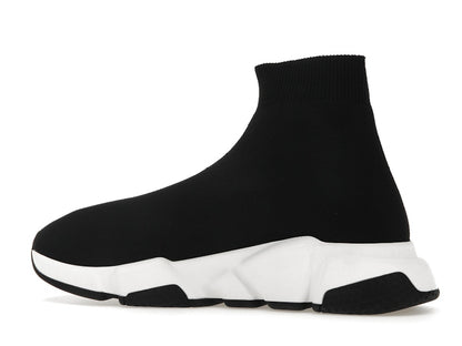 Balenciaga Speed Graffiti Trainers White Black Logo (Women's)