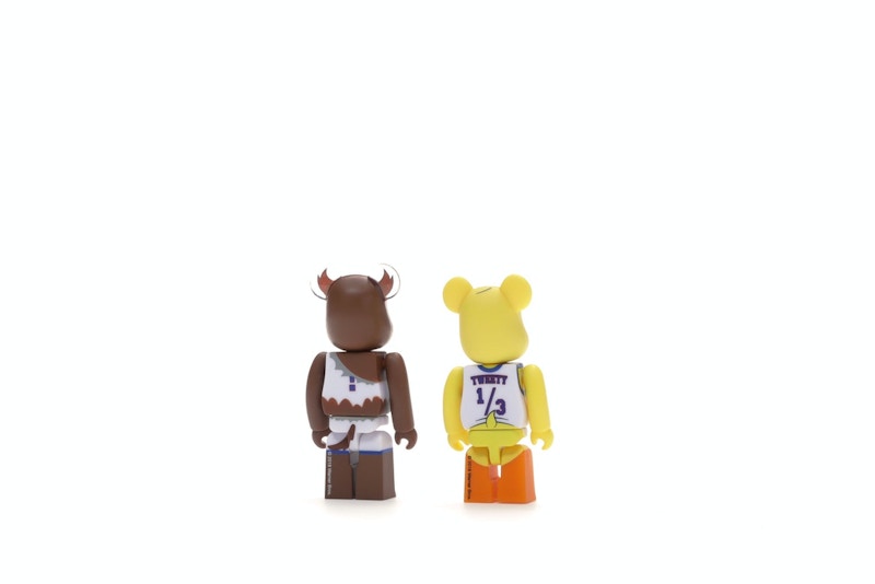 Bearbrick Space Jam Tweety & Tasmanian Devil 2 Pack 100% Multi