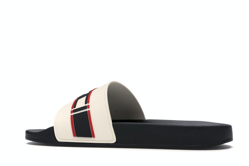 Gucci Stripe Slide White