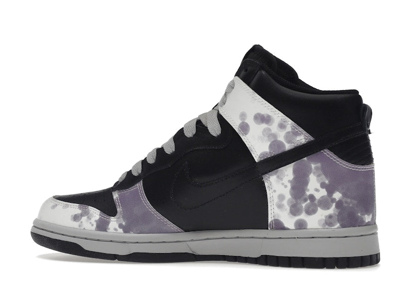 Nike Dunk High Splatter Black White Purple (Women's)