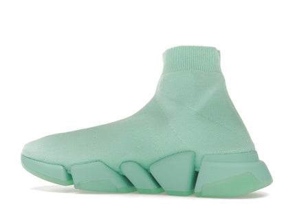 Balenciaga Speed 2.0 Recycled Transparent Sole Green