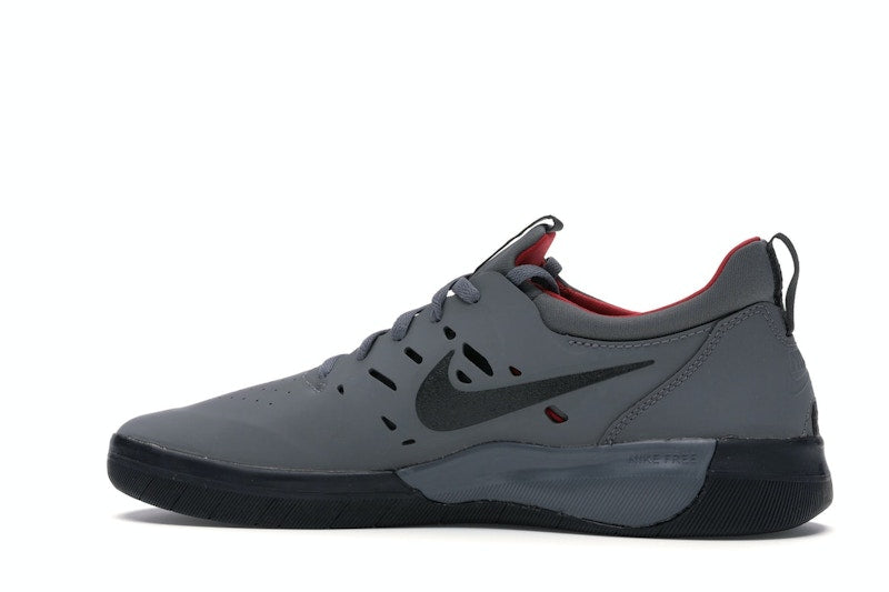 Nike SB Nyjah Free Dark Grey Gym Red Black