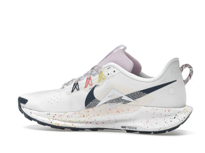 Nike React Pegasus Trail 5 Summit White Football Grey Pink Foam Armory Navy