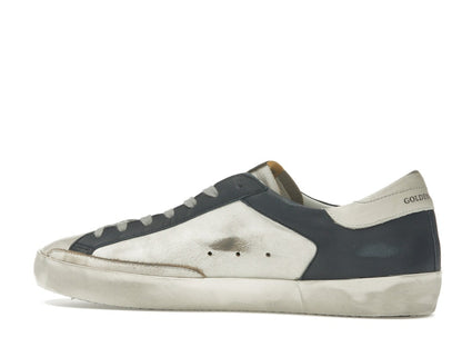 Golden Goose Super Star White Dark Blue Gun Metal