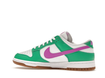 Nike Dunk Low White Stadium Green Fuchsia (Women's)