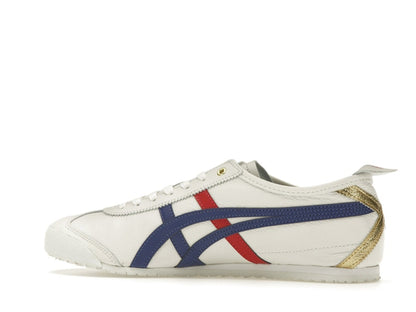 Onitsuka Tiger Mexico 66 White Blue Red Metallic Gold