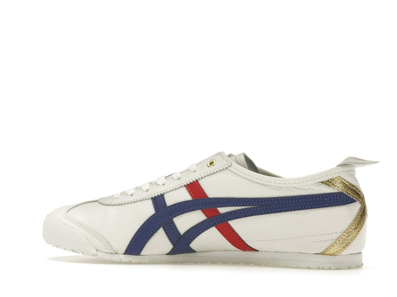 Onitsuka Tiger Mexico 66 White Blue Red Metallic Gold