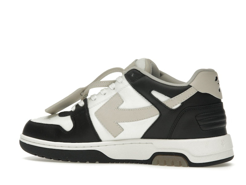 OFF-WHITE Out Of Office OOO Low Tops Black Beige