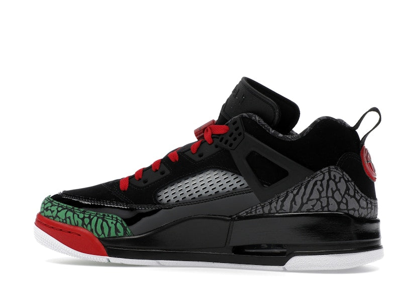 Jordan Spizike Low Black Classic Green White Varsity Red