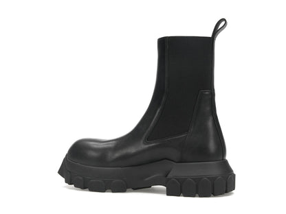 Rick Owens Lido Beatle Bozo Tractor Boots Black