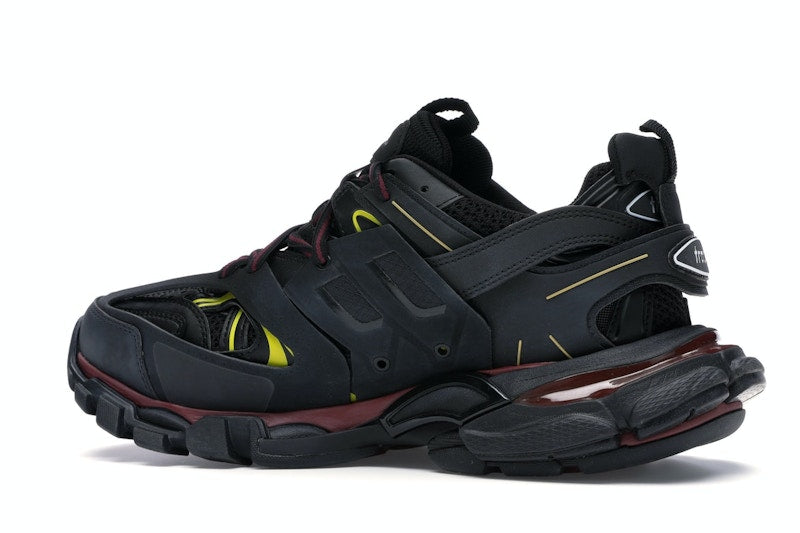 Balenciaga Track Trainers Black Bordeaux