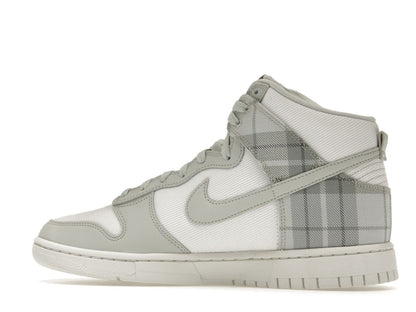 Nike Dunk High SE Tartan Plaid White Light Green