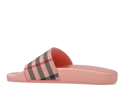 Burberry Furley Slides Vintage Check Pink (Women's)