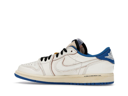 Jordan 1 Retro Low OG SP Fragment x Travis Scott Sail Military Blue (PS)