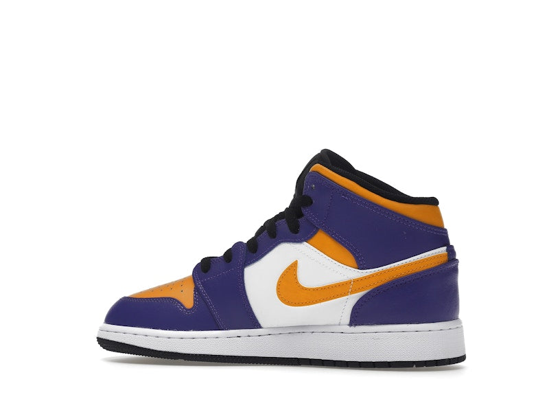 Jordan 1 Mid Lakers (2022) (GS)
