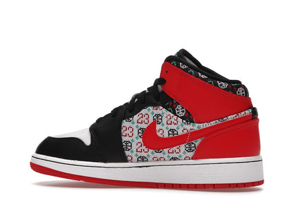Jordan 1 Mid SE Ugly Christmas Sweater (GS)
