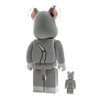 Bearbrick Tom and Jerry: Tom Flocky 100% & 400% Set