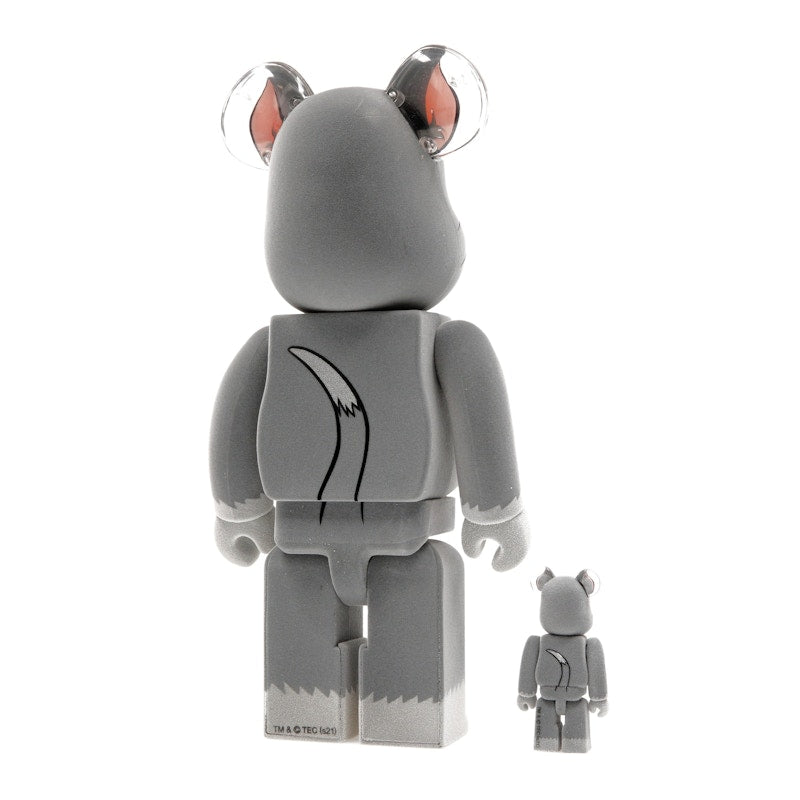 Bearbrick Tom and Jerry: Tom Flocky 100% & 400% Set