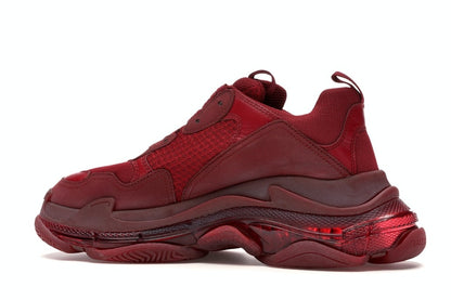 Balenciaga Triple S Burgundy Red