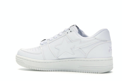 BAPE STA Low White