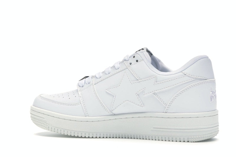 BAPE STA Low White