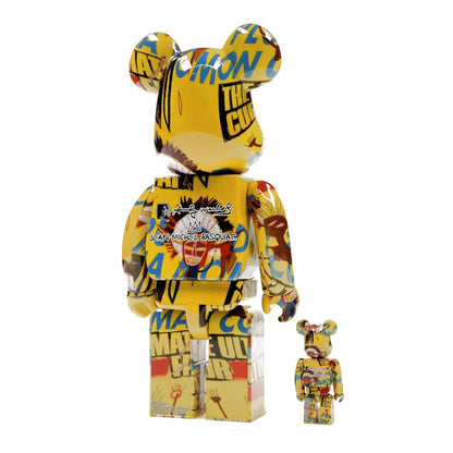 Bearbrick Andy Warhol x Jean-Michel Basquiat #3 100% & 400% Set