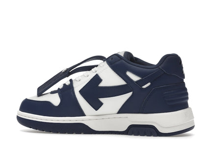 OFF-WHITE Out Of Office "OOO" Low Tops Dark Blue White