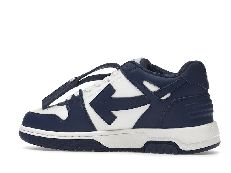 OFF-WHITE Out Of Office "OOO" Low Tops Dark Blue White