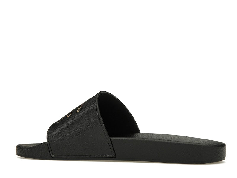 Burberry Check EKD Motif Slide Black