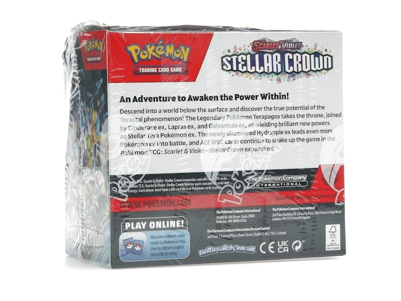 Pokémon Scarlet & Violet Stellar Crown Booster Box