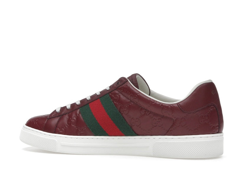 Gucci Ace Web Red Rosso Ancora
