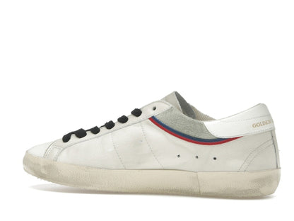 Golden Goose Super Star White Grey Red Blue