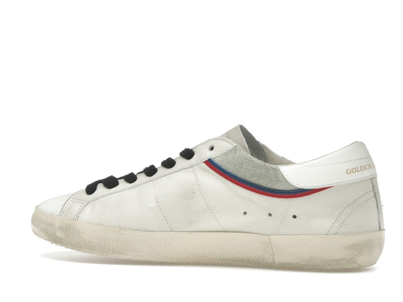Golden Goose Super Star White Grey Red Blue