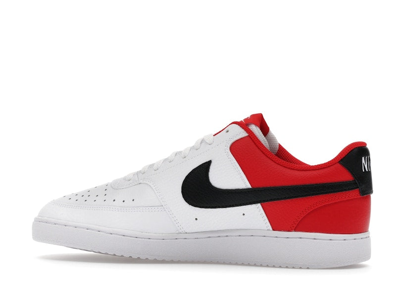 Nike Court Vision Low White Black University Red