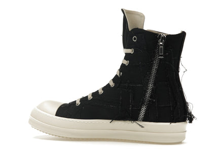 Rick Owens DRKSHDW Slashed Sneaks Black Milk