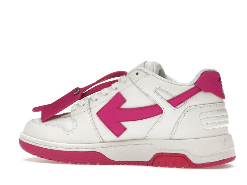 OFF-WHITE Out Of Office Calf Leather White Fuchsia (Women's)