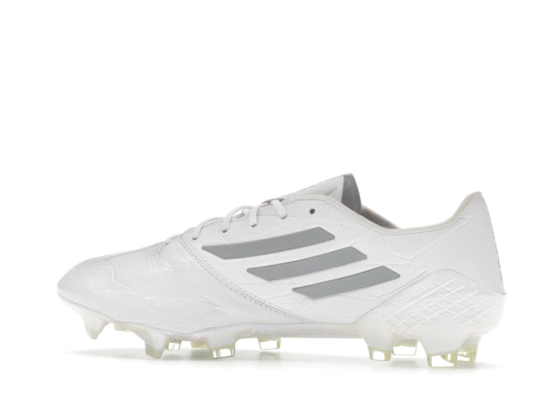 adidas Adizero F50 4 Leather FG White Silver Metallic