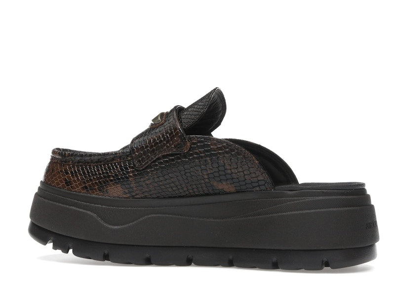 Jordan Mule Croc Velvet Brown (Women's)
