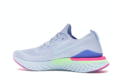 Nike Epic React Flyknit 2 Hydrogen Blue Sapphire Hyper Pink